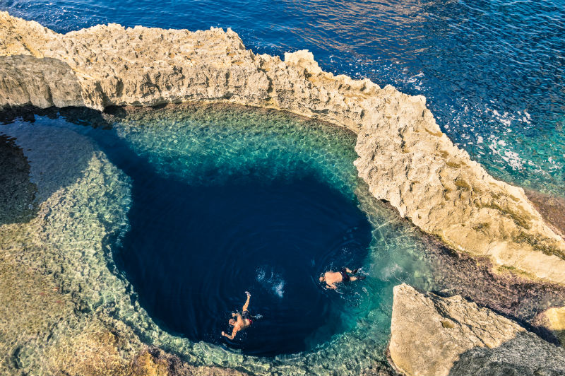 Malta Gozo BlueHole AzureWindow Europe Diving