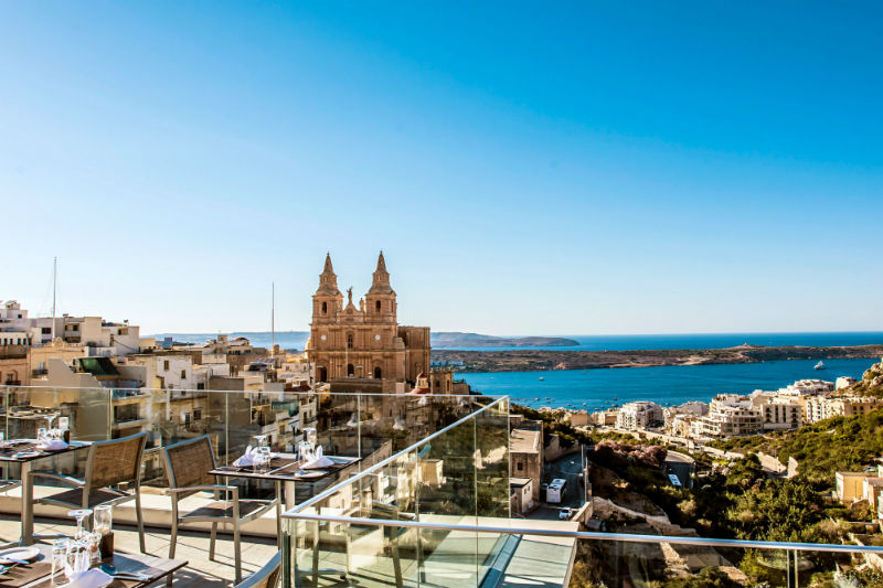 Malta Mellieha Balcony View FW