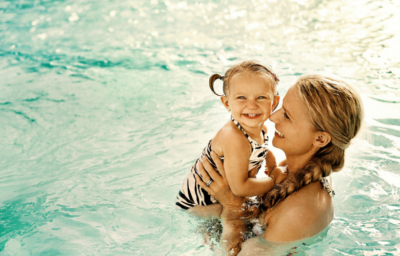 Mother Baby Pool FW Holidays Destinations with a Baby