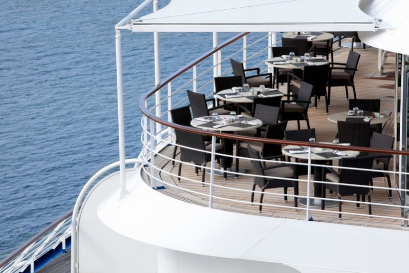 deck restaurant cruise