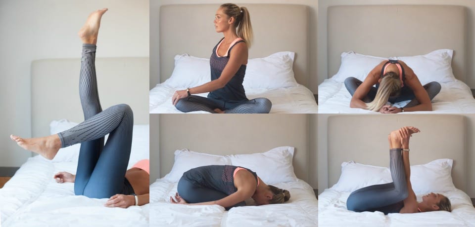 Collage1 Soothing Yoga Poses for Sleep