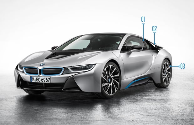 bmw i8 hybrid sports car EMBED1