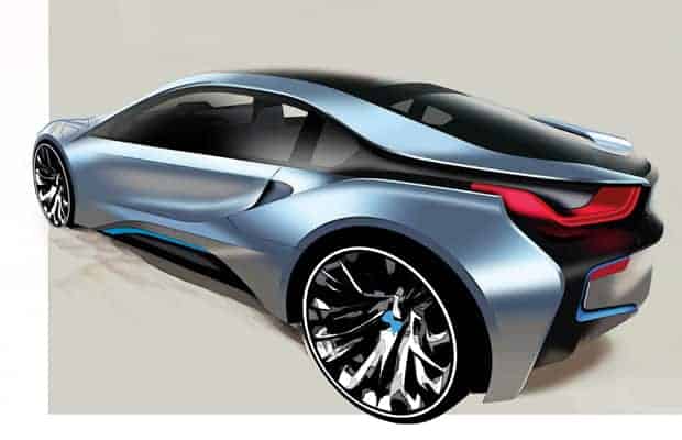 bmw i8 hybrid sports car LEAD1 Most Expensive Motorbikes