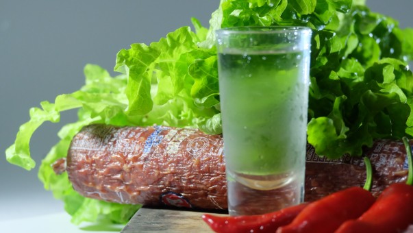 vodka sausage still life Healthiest Foods