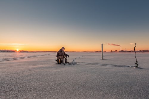 Ice fishing