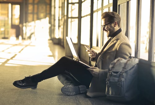 happy man working How To Find Lost Motivation