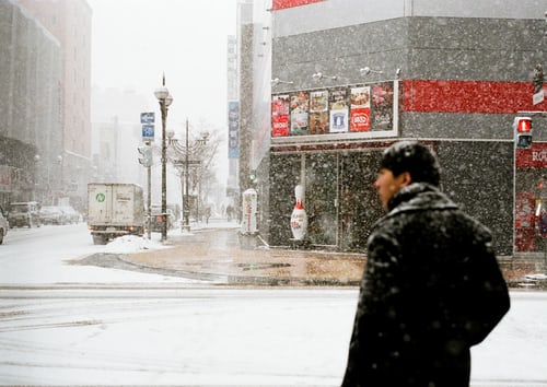 winter no hat Dandruff