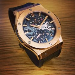 Hublot Has Released A Model Using Crystallized Gold